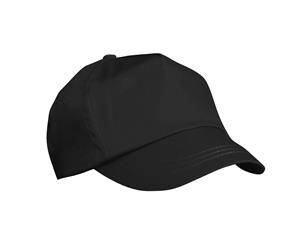 Result Unisex Childrens/Kids Plain Basebll Cap (Black) - BC957