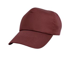 Result Unisex Childrens/Kids Plain Basebll Cap (Burgundy) - BC957