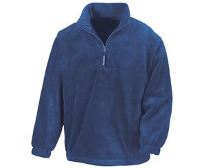 Result Unlined Active 1/4 Zip Anti-Pilling Fleece Top (Royal) - BC920