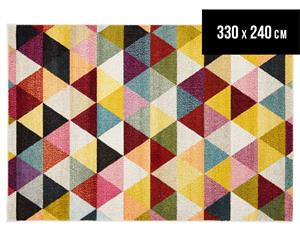 Rug Culture 330x240cm Aztec Rug - Multi