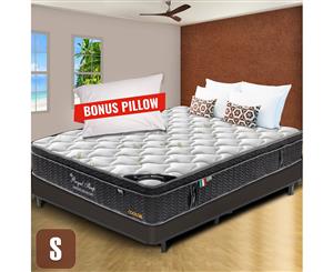 SINGLE Mattress Bed Euro Top 9 Zone Pocket Spring Cool Gel Memory Foam Bamboo