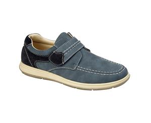 Scimitar Mens Touch Fastening Casual Shoe (Navy) - DF1618