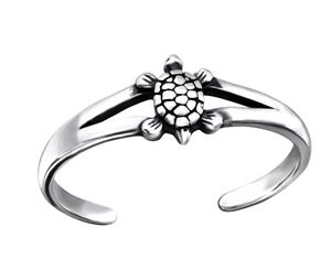 Sterling Silver Turtle Toe Ring