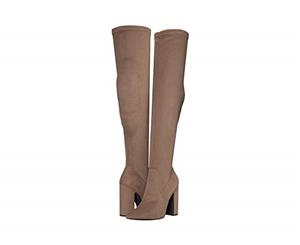 Steve Madden Womens carli Fabric Pointed Toe Over Knee Fashion Boots