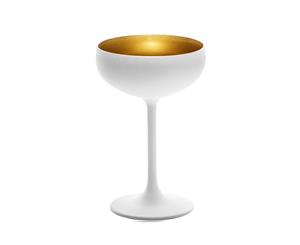 Stolzle Olympic Champagne Coupe White/Gold X 6