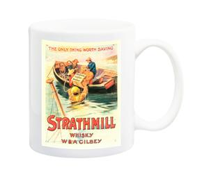 Strathmill Whisky 1900 Advert Mug - 11 Fluid Oz