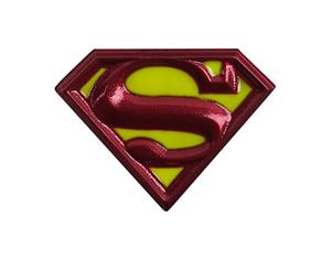 Superman Symbol Colored Lapel Pin