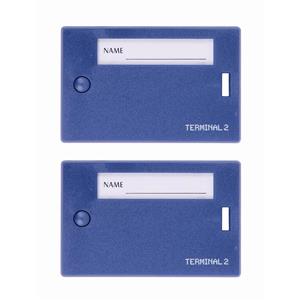 Terminal 2 PVC Name Tag (2 Pack)