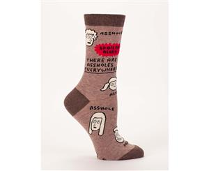 There Are Assholes Everywhere Women's Socks