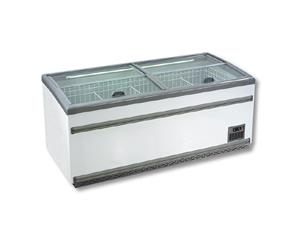 Thermaster Supermarket Chest Freezer & Chiller Dual Temperature with Glass Sliding Lids 1.85m - Silver