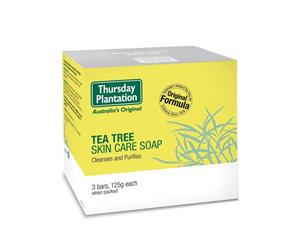 Thursday Plantation-Tea Tree Skin Care Soap 3 Bars 125g Each