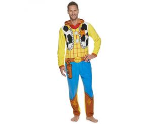 Toy Story's Woody Hooded Costume Micro Fleece Union Suit