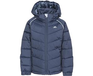 Trespass Girls Sheer Waterproof Windproof Insulated Warm Jacket Coat - Navy