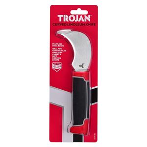 Trojan Curved Linoleum Knife
