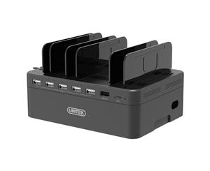 UNITEK (Y-2182A) 60W 7-Port USB Smart Charging Station