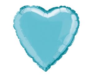 Unique Party 18 Inch Heart Shaped Foil Balloon (Baby Blue) - SG4979