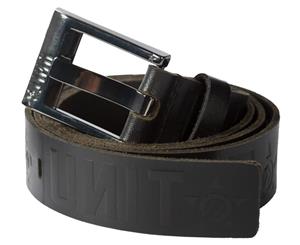 Unit Men's Status Leather Belt - Black
