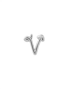 V INITIAL LOVE LETTER SINGLE STUD