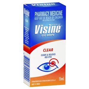 Visine Clear Eye Drops 15mL