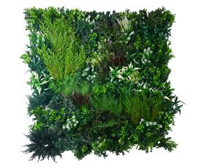 White Lush Lavender Field Vertical Garden / Green Wall UV Resistant 90cm x 90cm