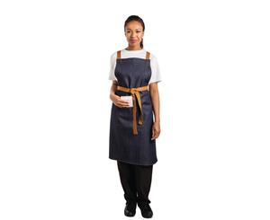 Whites X-Cross Back Apron Blue Denim - 700 x 1000mm