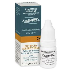 Zaditen 0.025% Eye Drops 5ml