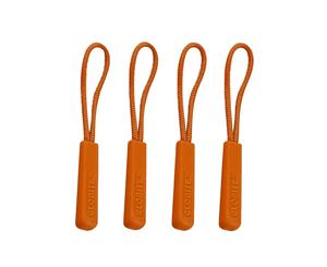 Zip Puller Set 4 Pack by Globite - Orange