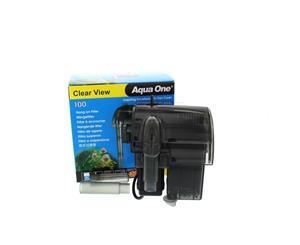 100 Clearview Hang On Filter 180 L/Hr 11526 Fish Tank Aquarium Aqua One