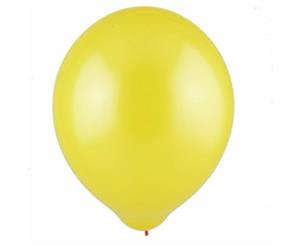 10x Yellow Latex Standard 25cm Helium Balloons Balloon Party Wedding Birthday