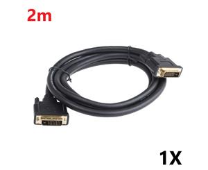 1M 2M DVI To DVI Cable LCD Monitor PC HDMI To DVI Adapter For PS3 XBOX 360 - DVI TO DVI 2m