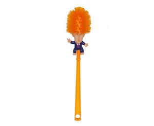 1pce 38cm Donald Trump Toilet Brush Novelty Silly Gift! - Orange