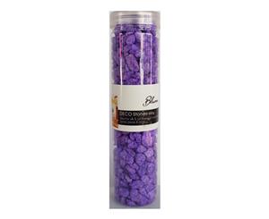 1pce Purple 650g Tube of 1-2cm Coloured Rocks Gravel for Home Decor - Purple