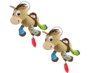 2x Lamaze 23cm Toy Story Clip & Go Infant Activity Teether Toy 0m+ Bullseye