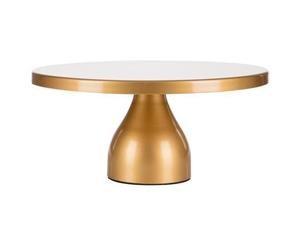 30 cm (12-inch) Round Modern Cake Stand | Gold | Jocelyn Collection