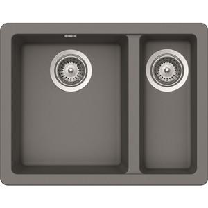 Abey 1 & 1/3 Bowl Schock Cristalite Quadro Sink - Croma