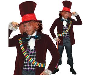 Alice In Wonderland Superior Mad as a Hatter Adult Costume