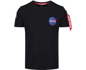 Alpha Industries Men'sAlpha Industries NASA Heavy T-Shirt Black