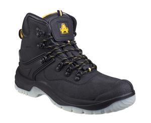 Amblers Safety Mens & Womens FS198 Leather Waterproof Boots - Black