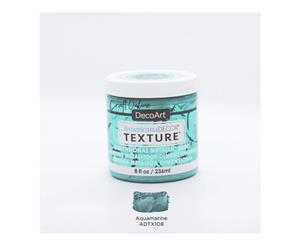 Americana Decor Texture Metallics 8oz - Aquamarine