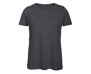 B&C Womens/Ladies Favourite Organic Cotton Crew T-Shirt (Dark Grey) - BC3641