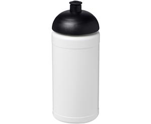 Baseline Plus 500Ml Dome Lid Sport Bottle (White/Solid Black) - PF2813