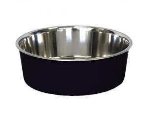 Bella Designer Stainless Steel Bowl Black 17cm