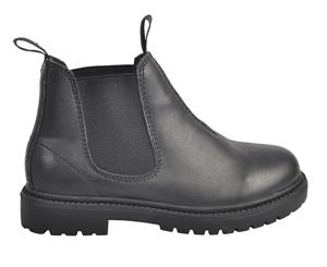 Benson Everflex Kids Boys Ankle Boot Dress School Shoe - Black