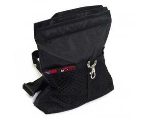 Black Dog Wear Treat Pouch Bag - Maxi W/Belt + Pocket - Black