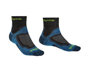 Bridgedale Mens Trail Sport Light Merino Cool Walking Socks - Blue