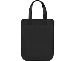 Bullet Acolla Small Laminated Shopper Tote (Solid Black) - PF1494