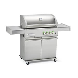 CROSSRAY 4-Burner Trolley Infrared BBQ