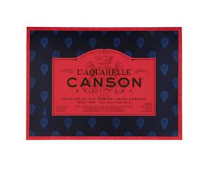 Canson Heritage Watercolour Block - 20 Sheets - 300gsm - 14" x 20" (36 x 51cm) - HOT PRESS