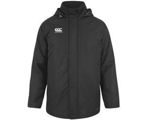 Canterbury Mens Team Stadium Full Zip Padded Jacket - Black / White