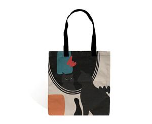 Canvas Women's Shopping Bag - Black